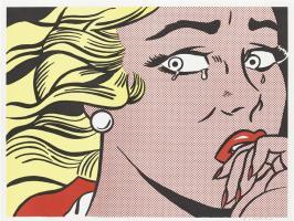 k Lichtenstein crying girl web
