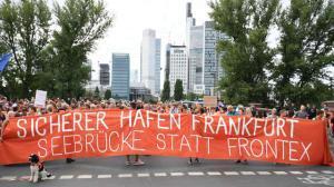kpm Demonstration fur die Rettung von Fluchtlingen aus Seenot in Frankfurt