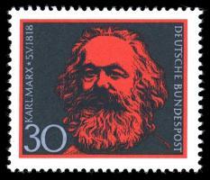 kpm Deutschland 1968 Briefmarken Karl Marx
