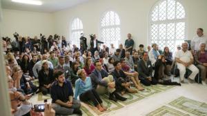 kpm Freitagsgebet in der liberalen Ibn Rushd Goethe Moschee in Berlin