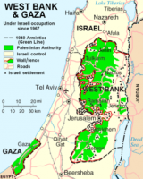 p West Bank Gaza Map 2007 Settlements