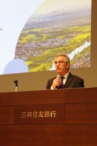 Peter Feldmann bei Frankfurt meets Tokio