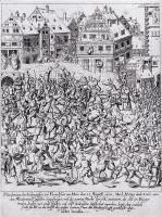 Pluenderung der Judengasse 1614