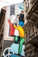 Wandgemaelde von Justus Becker in Budapest Foto Szines Varos 2
