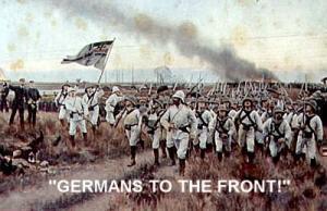 Germans to the front