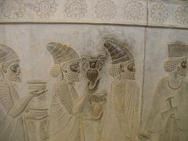 arch Nourouz Relief der Gabenbringer Persepolis 2