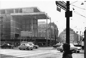 Bau der Theaterdoppelanlage 1962