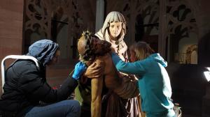 DommuseumFFM Restaurierung Pieta c Moya Schonberg