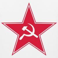 stern mit hammer u sichel kultiges sowjetsymbol top motiv fuer russische t shirts und als autoaufkleber