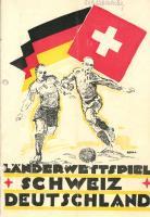 Landerspiel gegen Schweiz Deutsche Nationalmannschaft 1922 Plakat Copyright Eintracht Frankfurt Museum