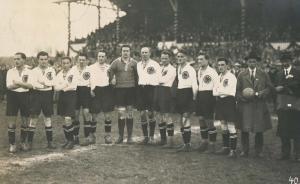 Landerspiel gegen Schweiz Deutsche Nationalmannschaft 1922 Riederwald 1 Copyright Eintracht Frankfurt Museum