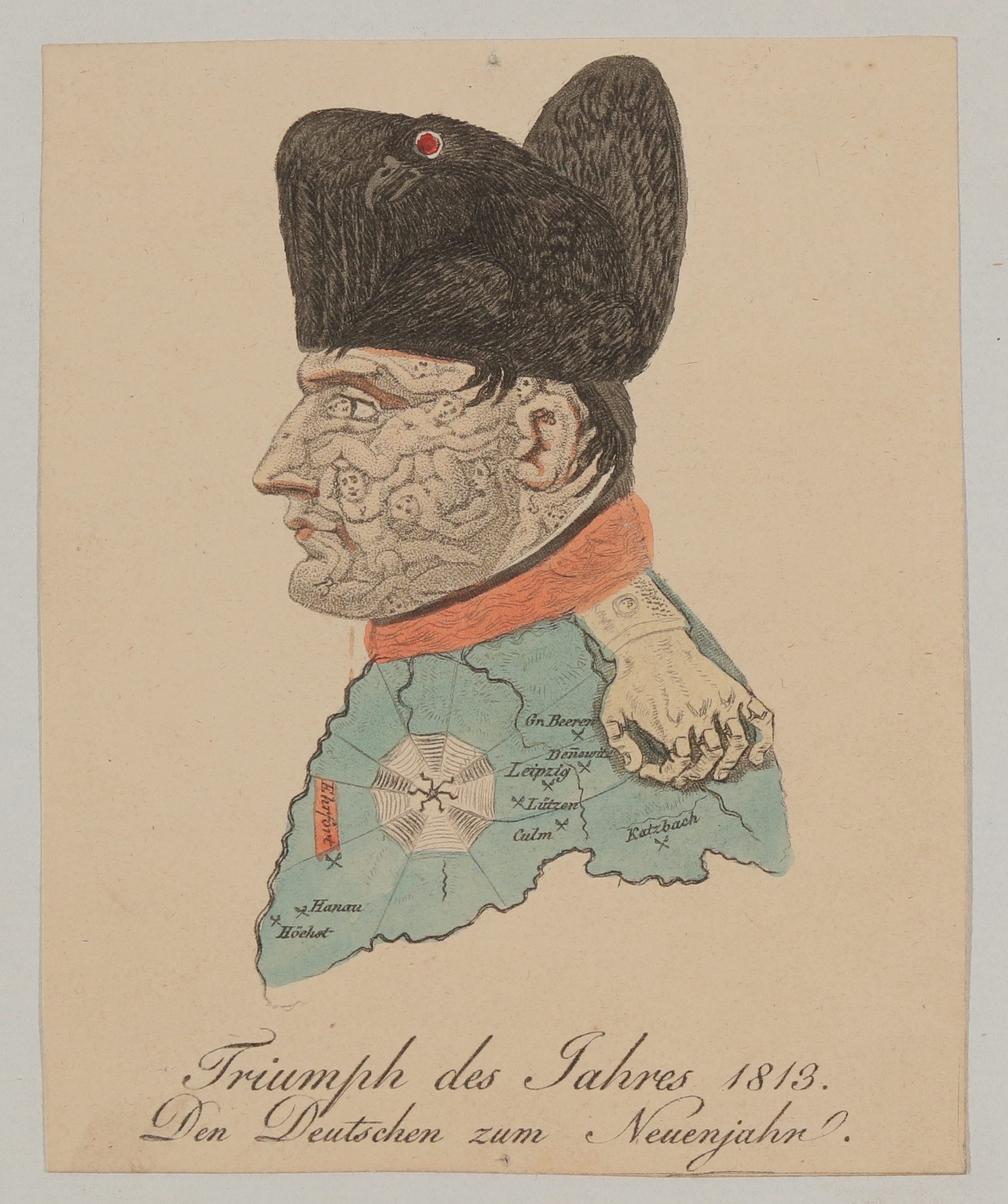 Napoleon Karikatur Triumph des Jahres 1813 c FDH