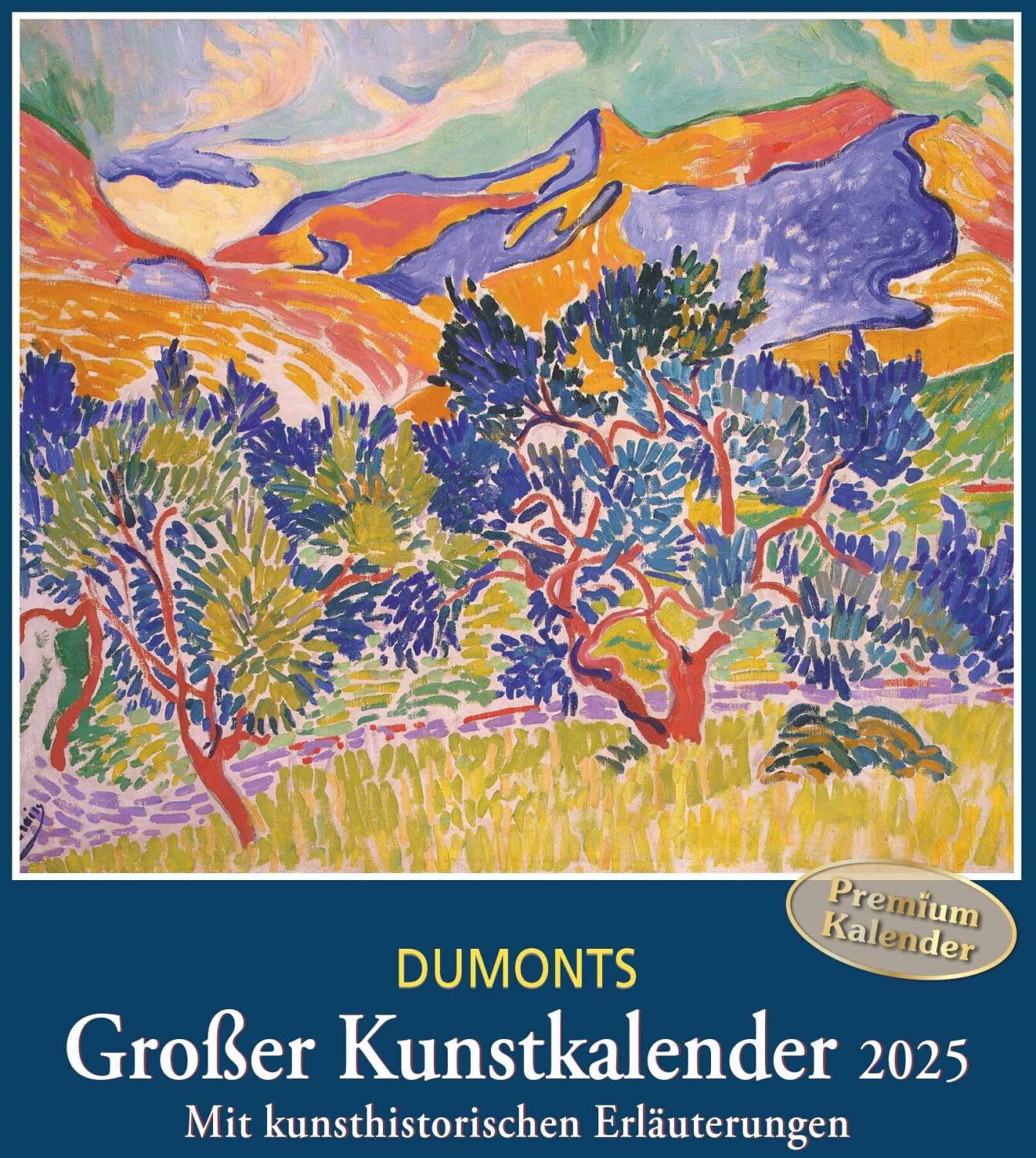 5. dumont grosser kunstkalender 2025 45x48cm