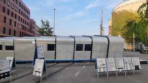 Ausstellungshalle REH auf dem Hafenplatz in Münster c SFR 2