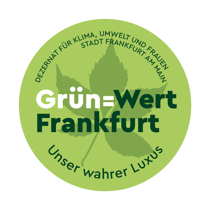 GruenWert Frankfurt Button Dezernat Klima Umwelt FrauenX Copyright Agentur Vier fuer Texas