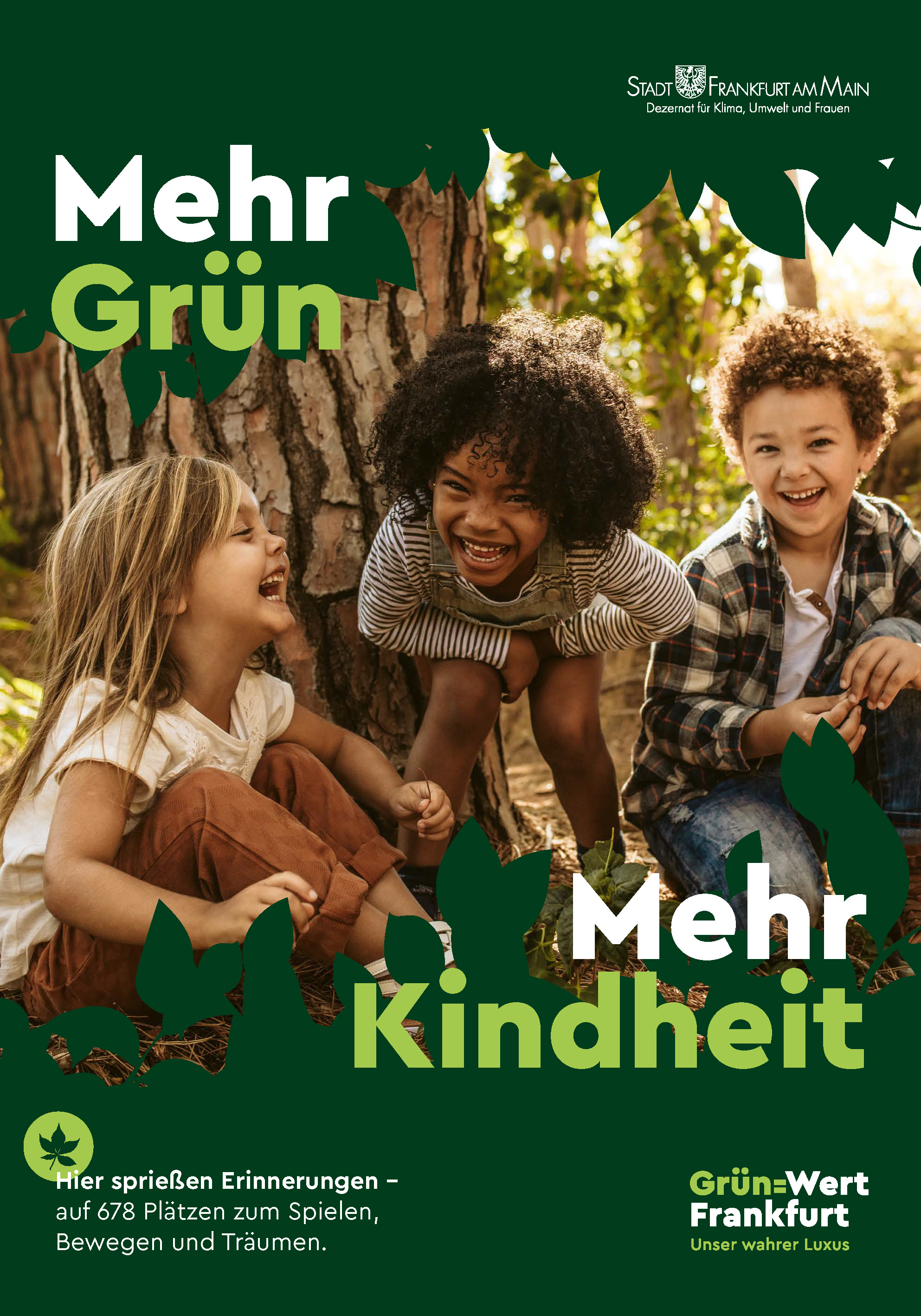 GruenWert Frankfurt Dezernat Klima Umwelt Frauen Kampagne Motiv 1 Copyright Agentur Vier fuer Texas