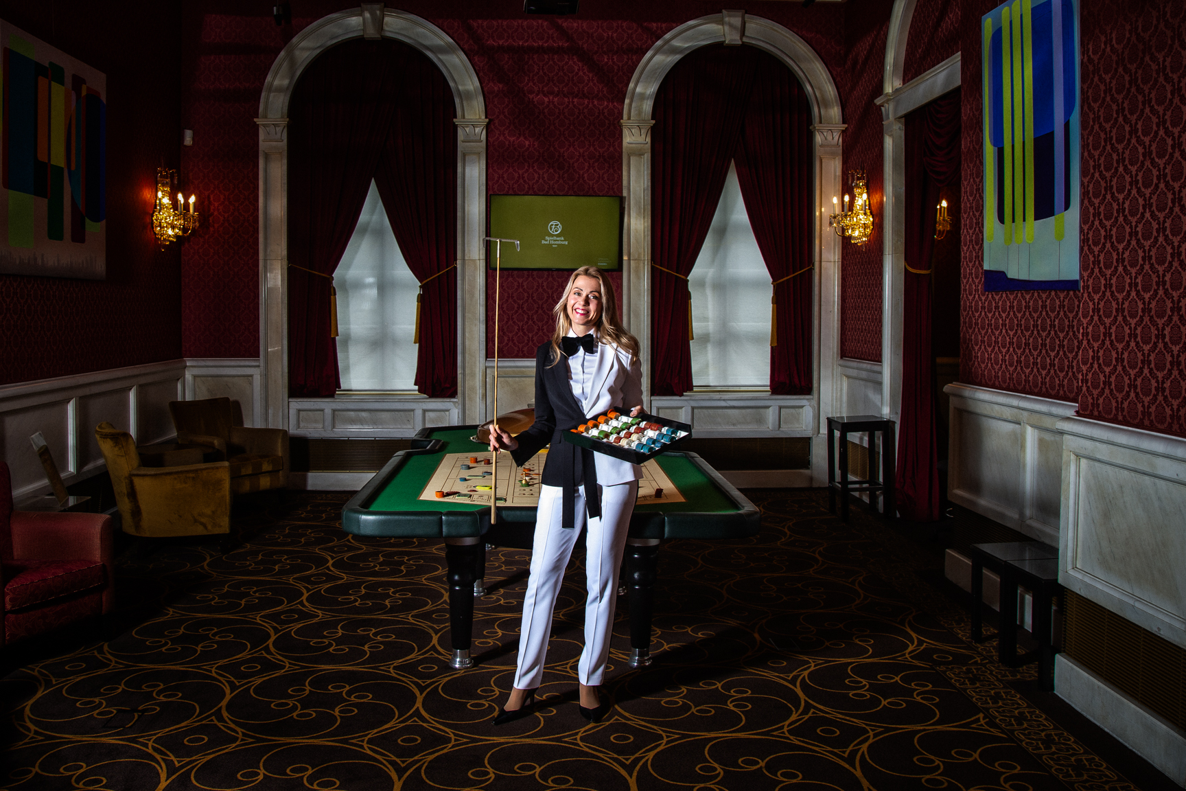 8. Croupière nachher