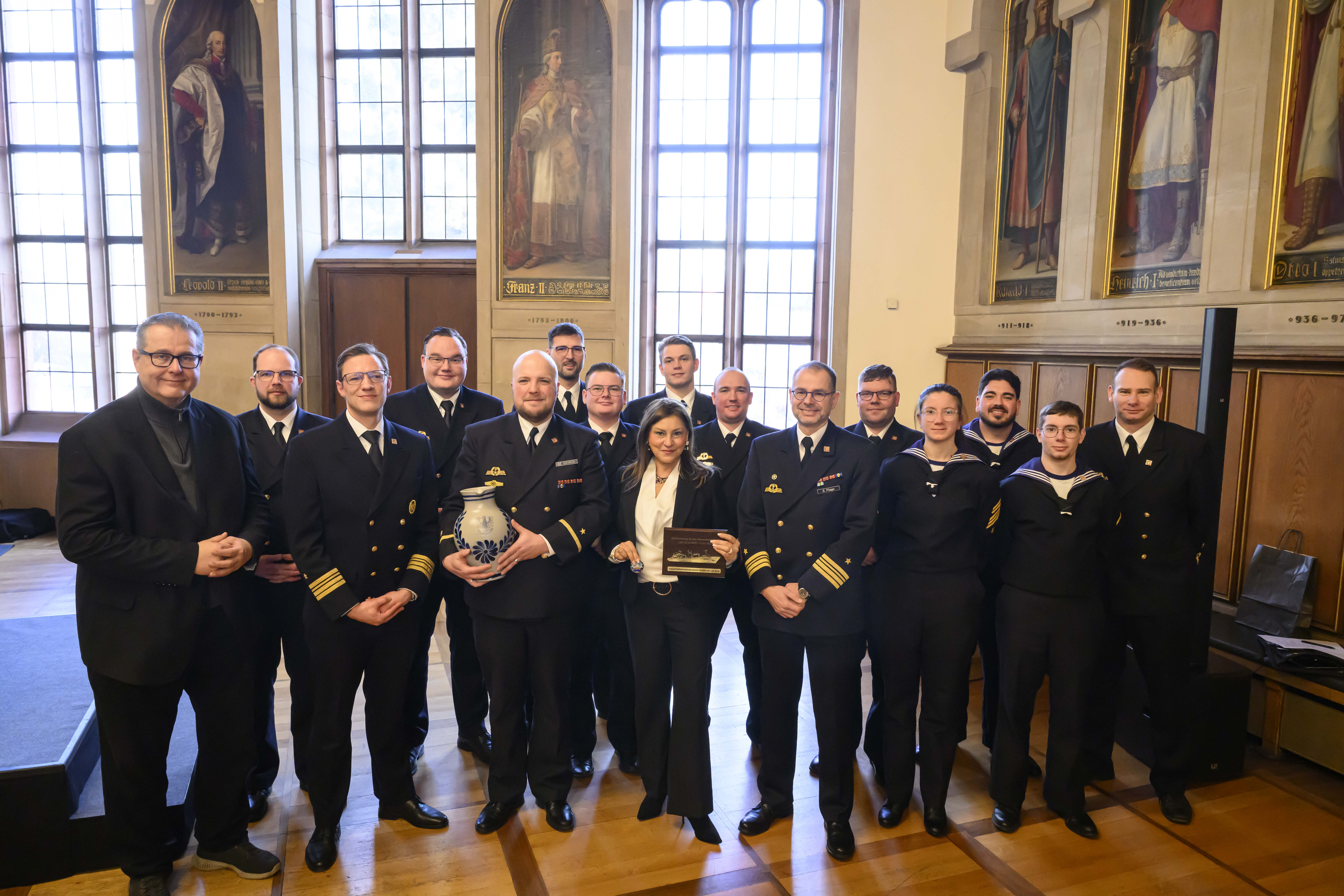 Patenschiff Abordnung Kaisersaal Copyright Stadt Frankfurt am Main Salome Roessler
