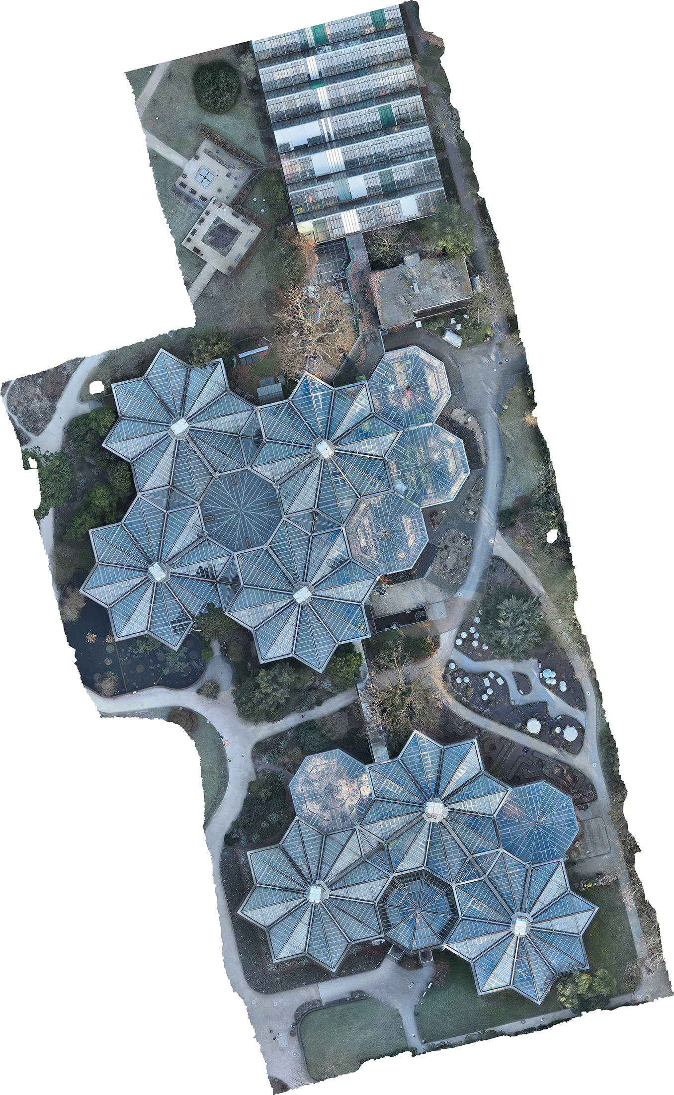 Luftbild Tropicaruim Palmengarten Copyright Stadtvermessungsamt